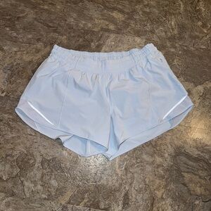 Lululemon Athletica Light Blue Athletic Shorts